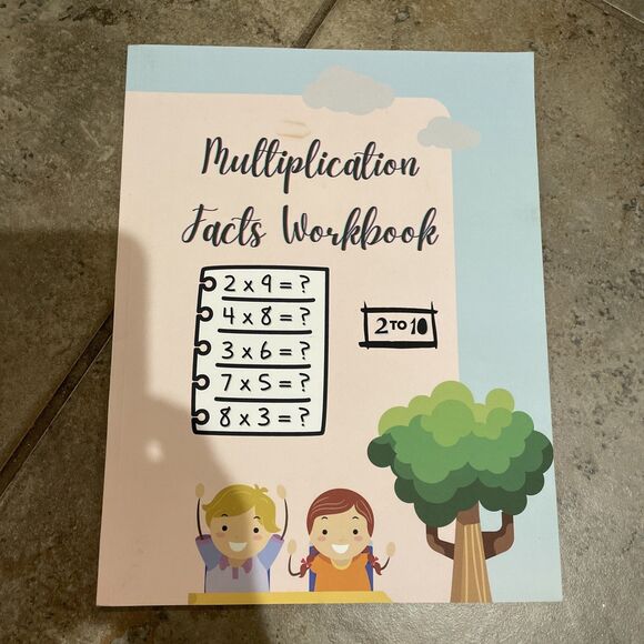 Math Multiplication Division Practice Workbook Worksheet Lot Grades 3-5 School - Picture 6 of 12